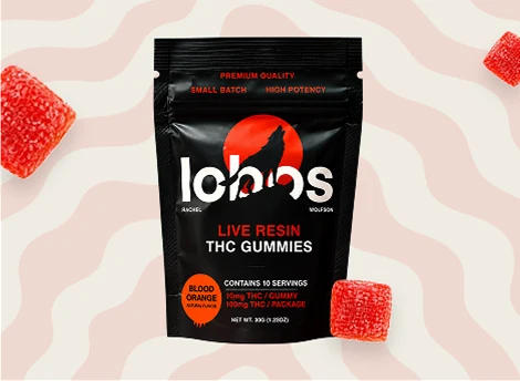 Lobos Live Resin THC Gummies